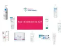 Kolekcja najlepszych kremów i maści na atopowe zapalenie skóry, w tym produkty La Roche-Posay, Bioderma, Avene i Bepanthen.