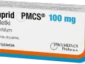 Opakowanie leku Tiaprid 100 mg, zawierające 20 tabletek. Tiapridum to substancja czynna.