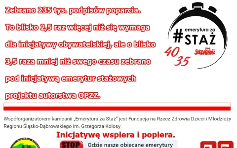 Emerytury stażowe PiS: Ustawa nieuchwalona. Co dalej w Sejmie?