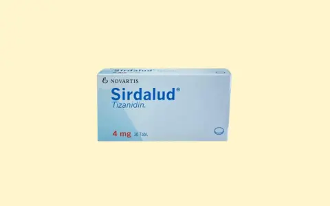 Opakowanie Sirdalud 4 mg, 30 tabletek. Informacje o sirdalud dawkowanie znajdziesz na ulotce.