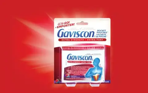 Opakowanie Gaviscon Extra Strength, idealne na zgagę i niestrawność. Szybka ulga, gdy potrzebujesz.