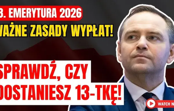 13. emerytura 2026: Ile netto dostaniesz? Kwoty, terminy, zasady