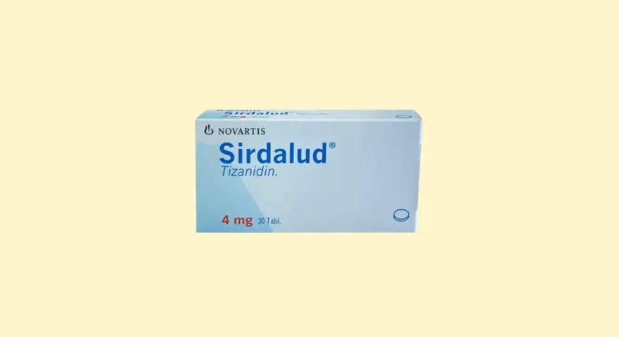 Opakowanie Sirdalud 4 mg, 30 tabletek. Informacje o sirdalud dawkowanie znajdziesz na ulotce.