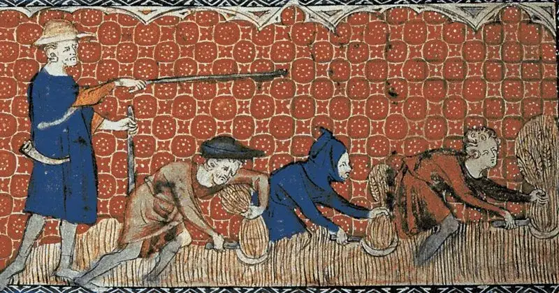 średniowieczny senior feudalny ilustracja